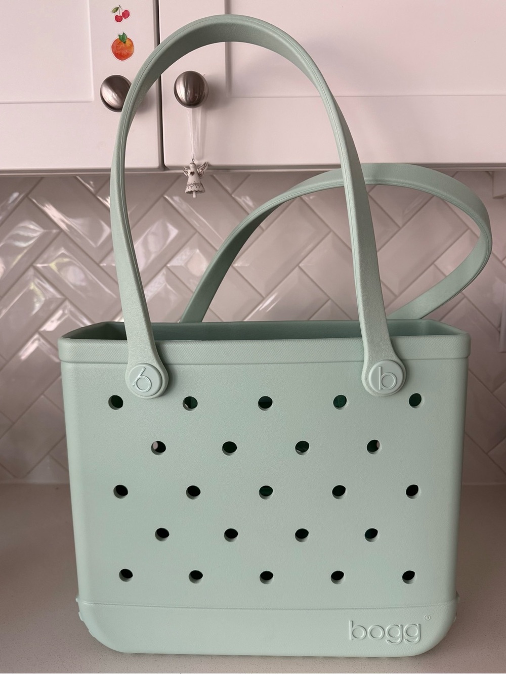 Bogg Bag Baby Size Mint Chip Green Tote + Insert Pouch